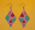 Summertime watermelon earrings - Lemonade Mermaid