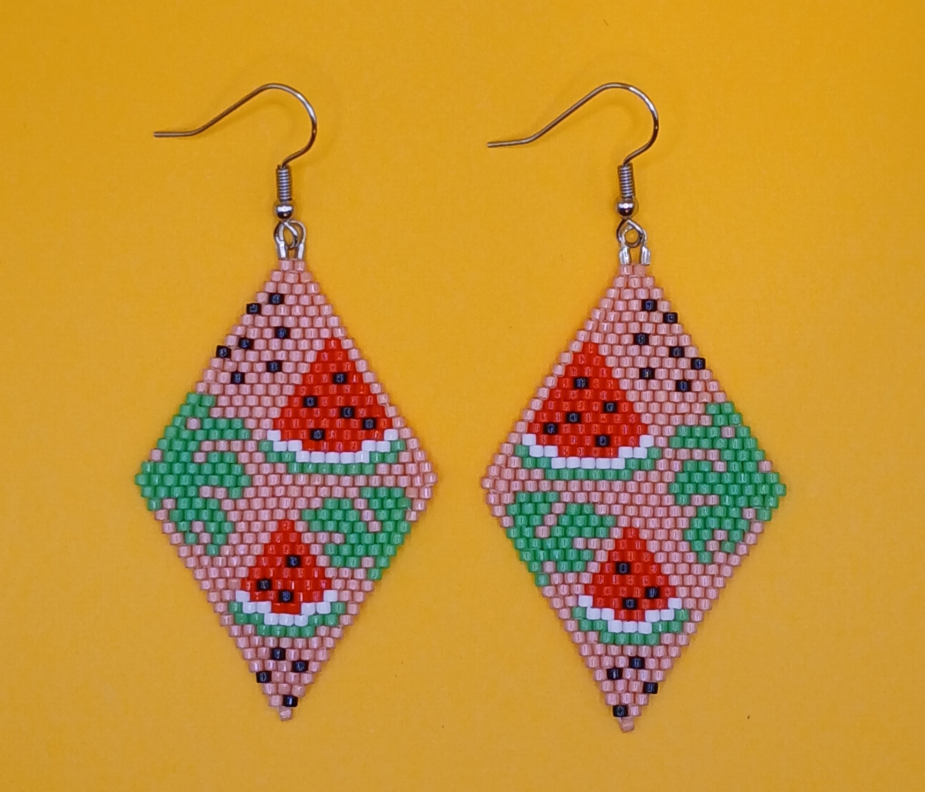 Summertime watermelon earrings - Lemonade Mermaid