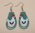 Chicken earrings - Lemonade Mermaid