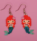 Little mermaid earrings - Lemonade Mermaid