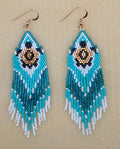 Turtle fringe earrings - Lemonade Mermaid