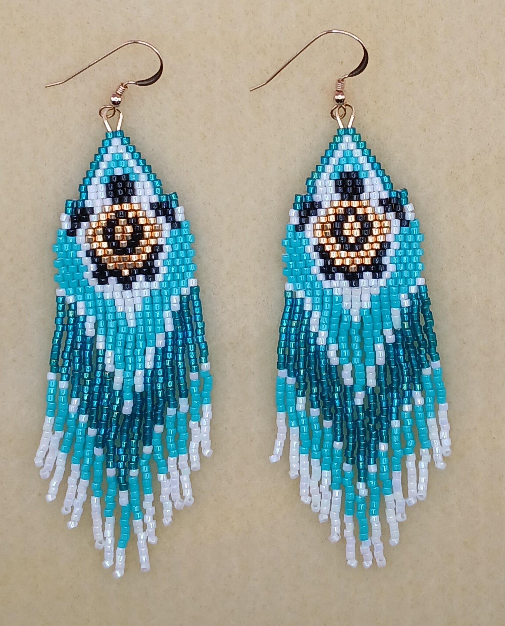 Turtle fringe earrings - Lemonade Mermaid