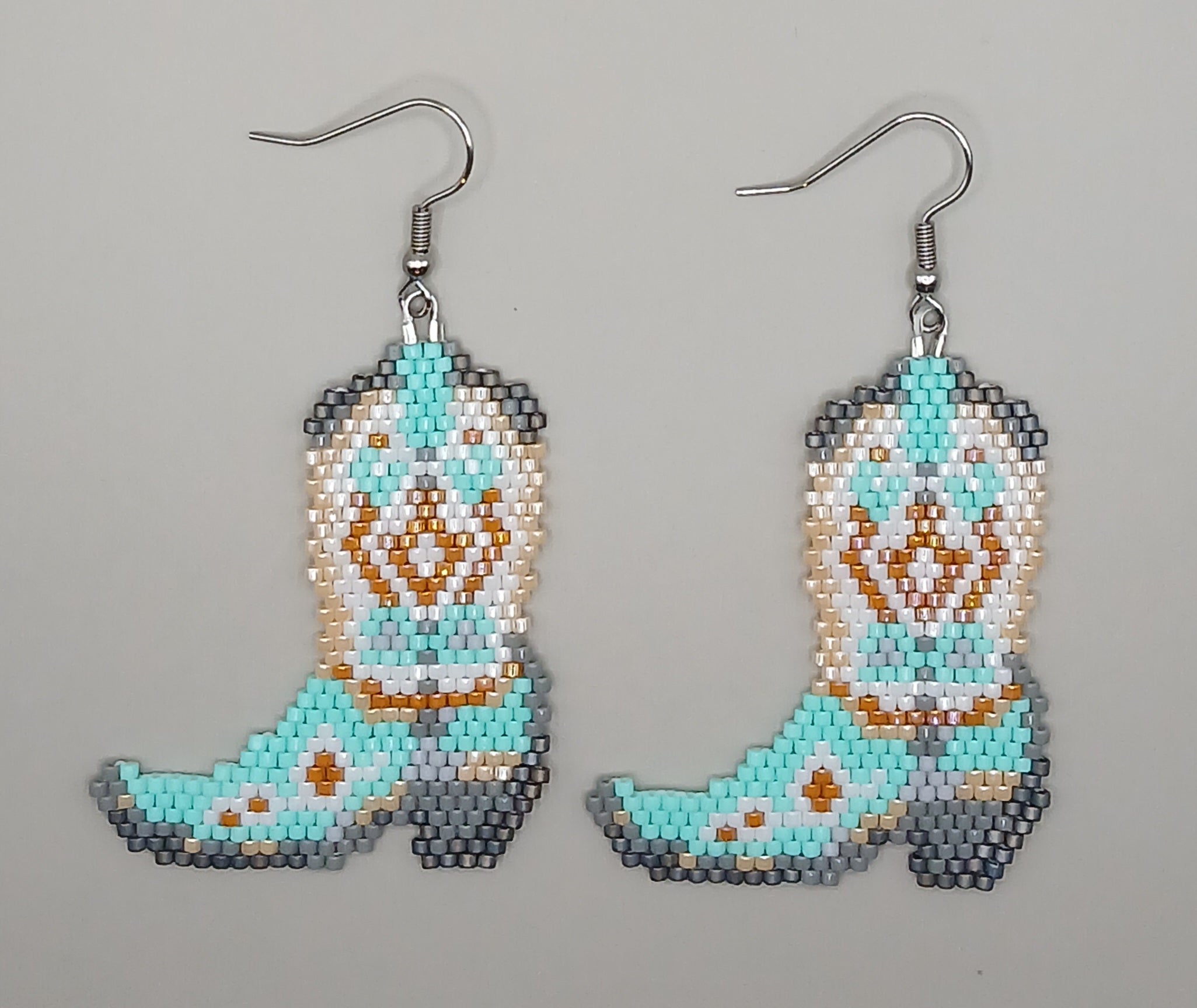 Cowboy Boot Earrings - Lemonade Mermaid