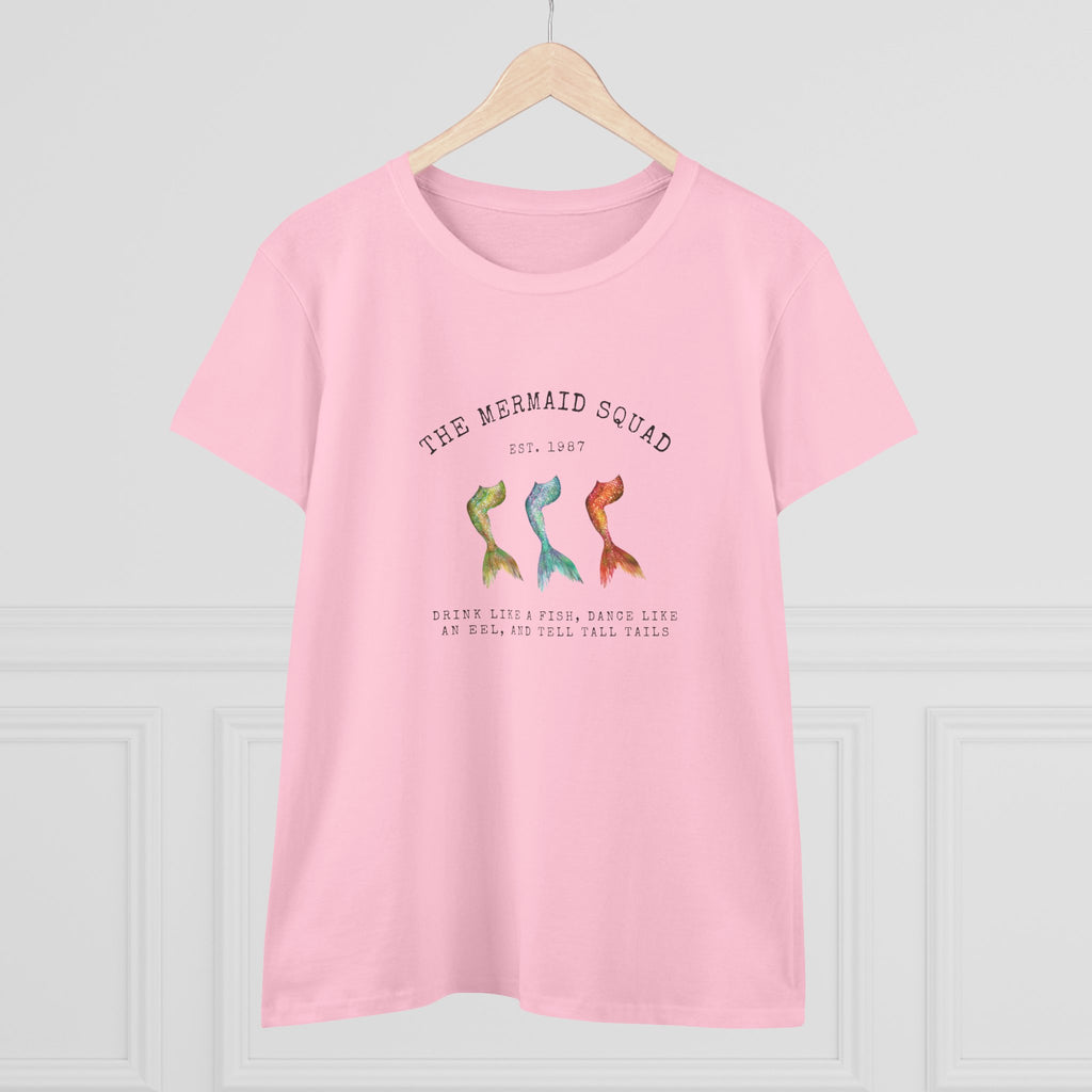 "The Mermaid Squad" Semi-Fitted Graphic Tee (2 colors)
