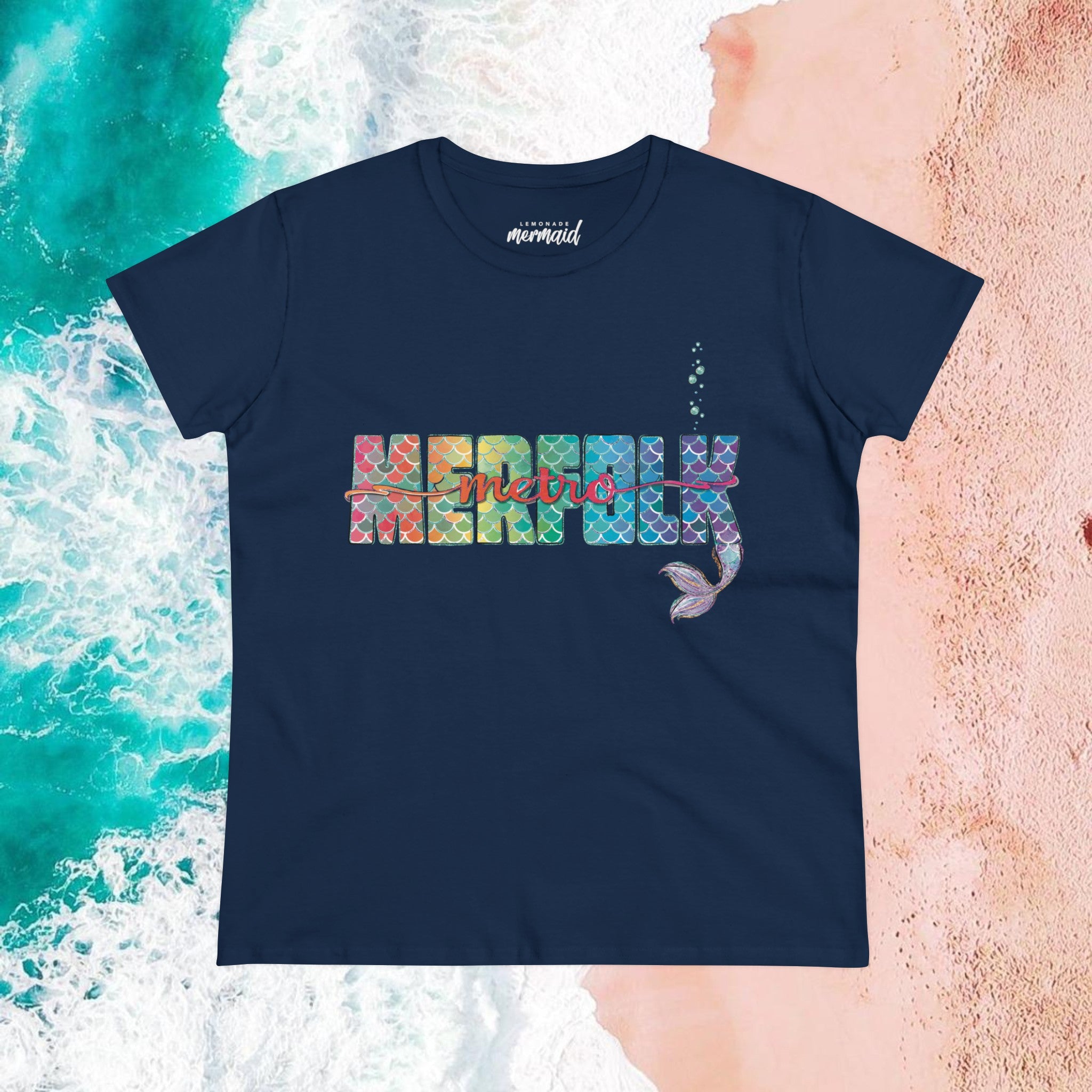 O-fish-al "Metro Merfolk" Semi-Fitted Graphic Tee (3 colors)