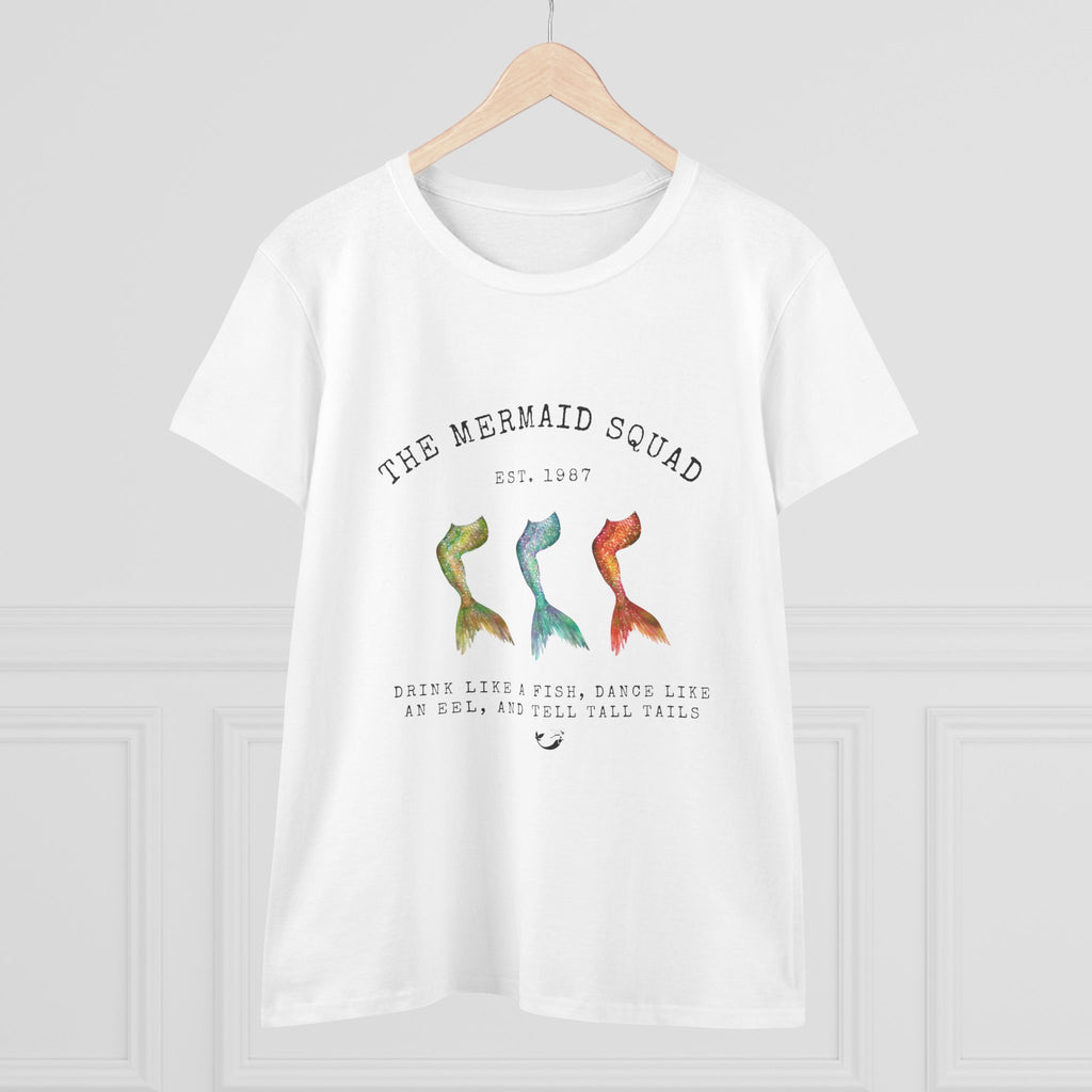 "The Mermaid Squad" Semi-Fitted Graphic Tee (2 colors)