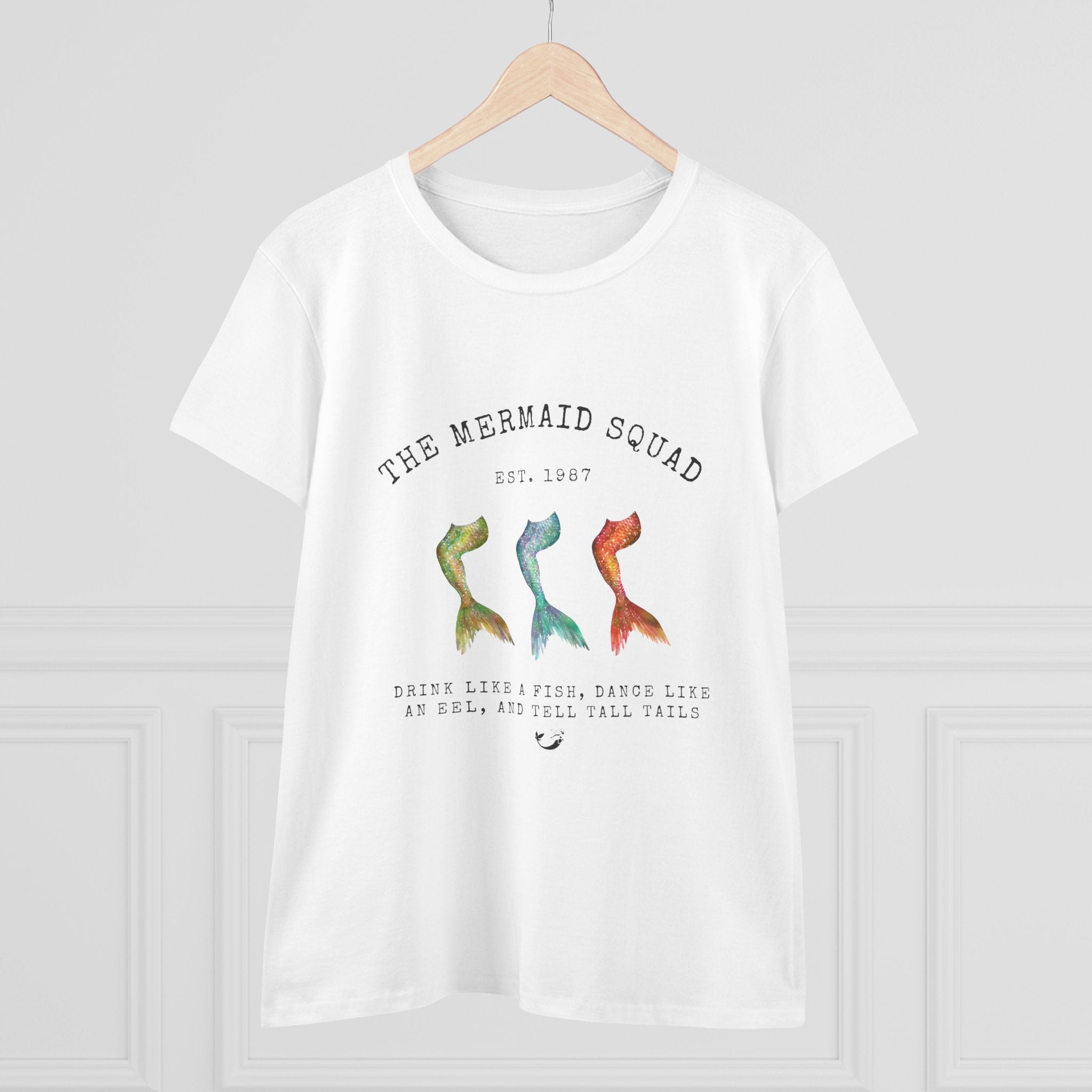 "The Mermaid Squad" Semi-Fitted Graphic Tee (2 colors)