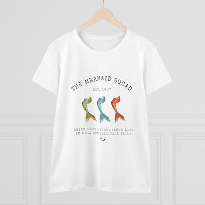 "The Mermaid Squad" Semi-Fitted Graphic Tee (2 colors)