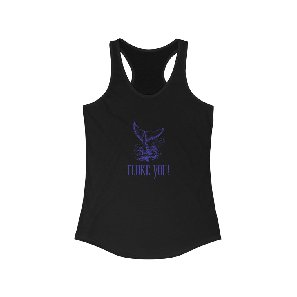 "Fluke You!" Nautically Naughty Racerback Tank (3 colors)