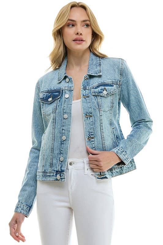 (New) Denim Jacket - Lemonade Mermaid