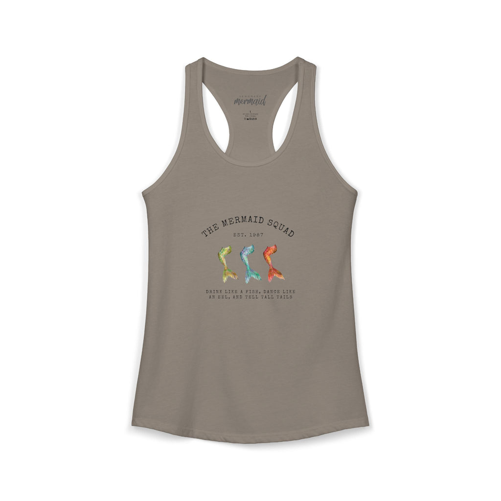 "The Mermaid Squad" - Women's Ideal Racerback Tank