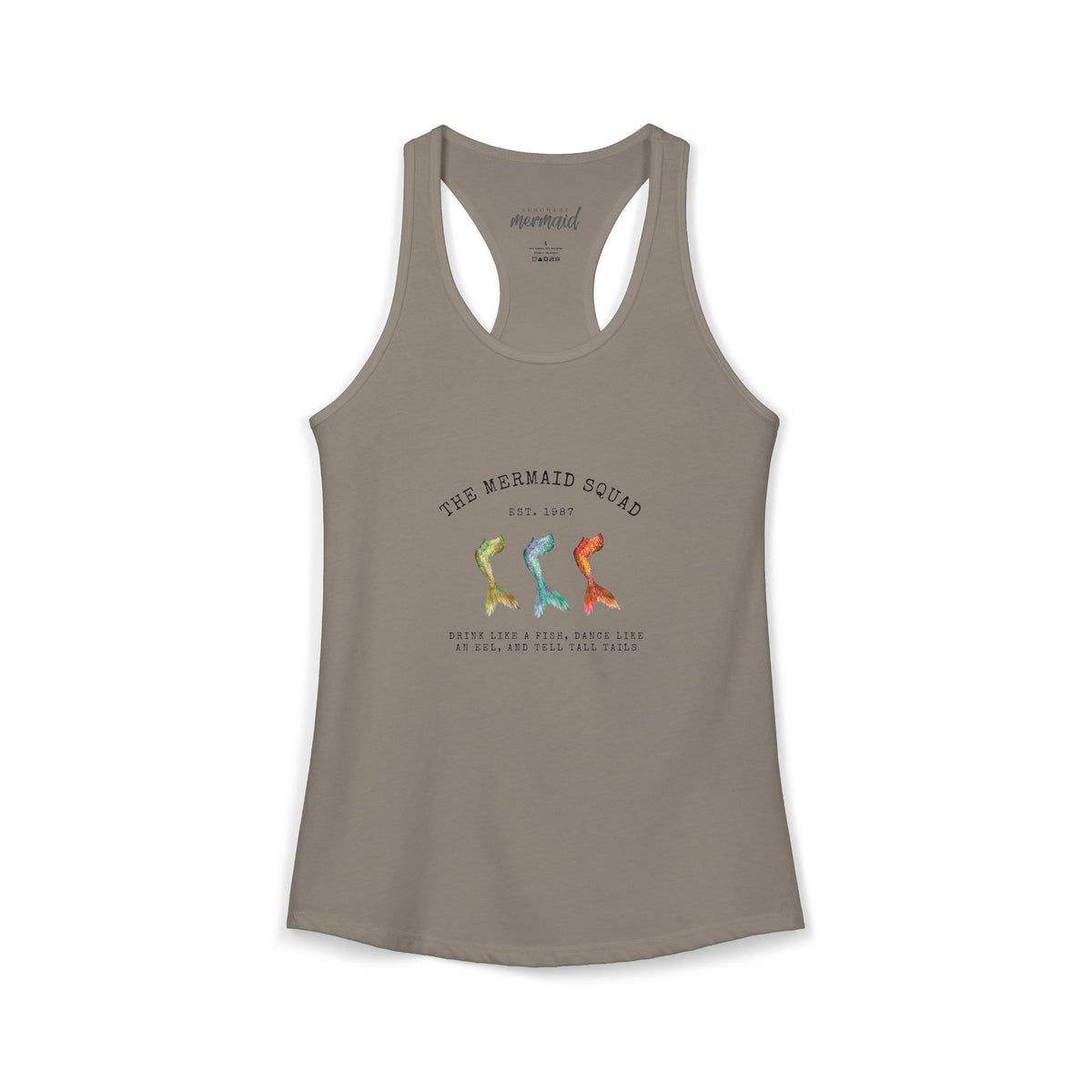 "The Mermaid Squad" - Women's Ideal Racerback Tank