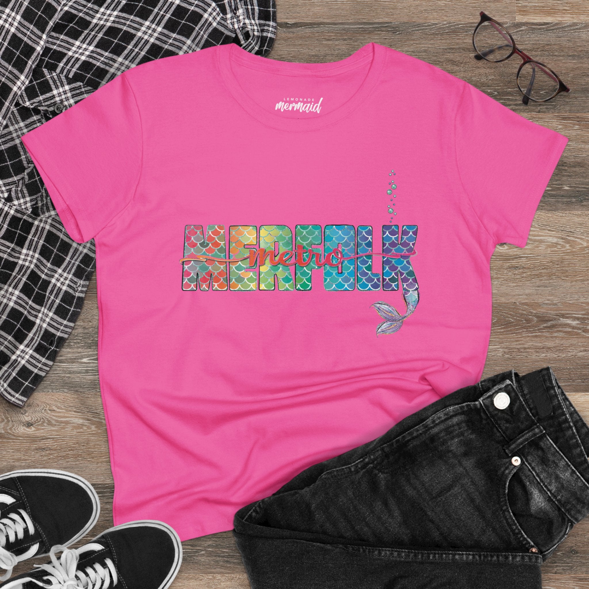 O-fish-al "Metro Merfolk" Semi-Fitted Graphic Tee (3 colors)