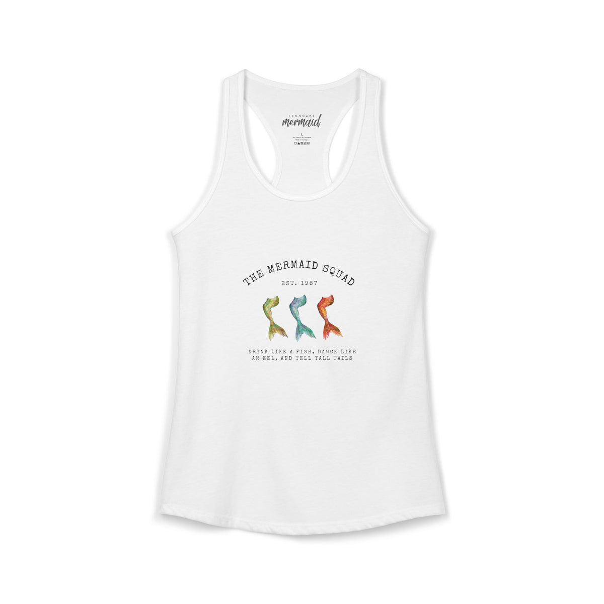 "The Mermaid Squad" - Women's Ideal Racerback Tank