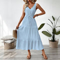 Breeze Powder Blue Vacation Dress