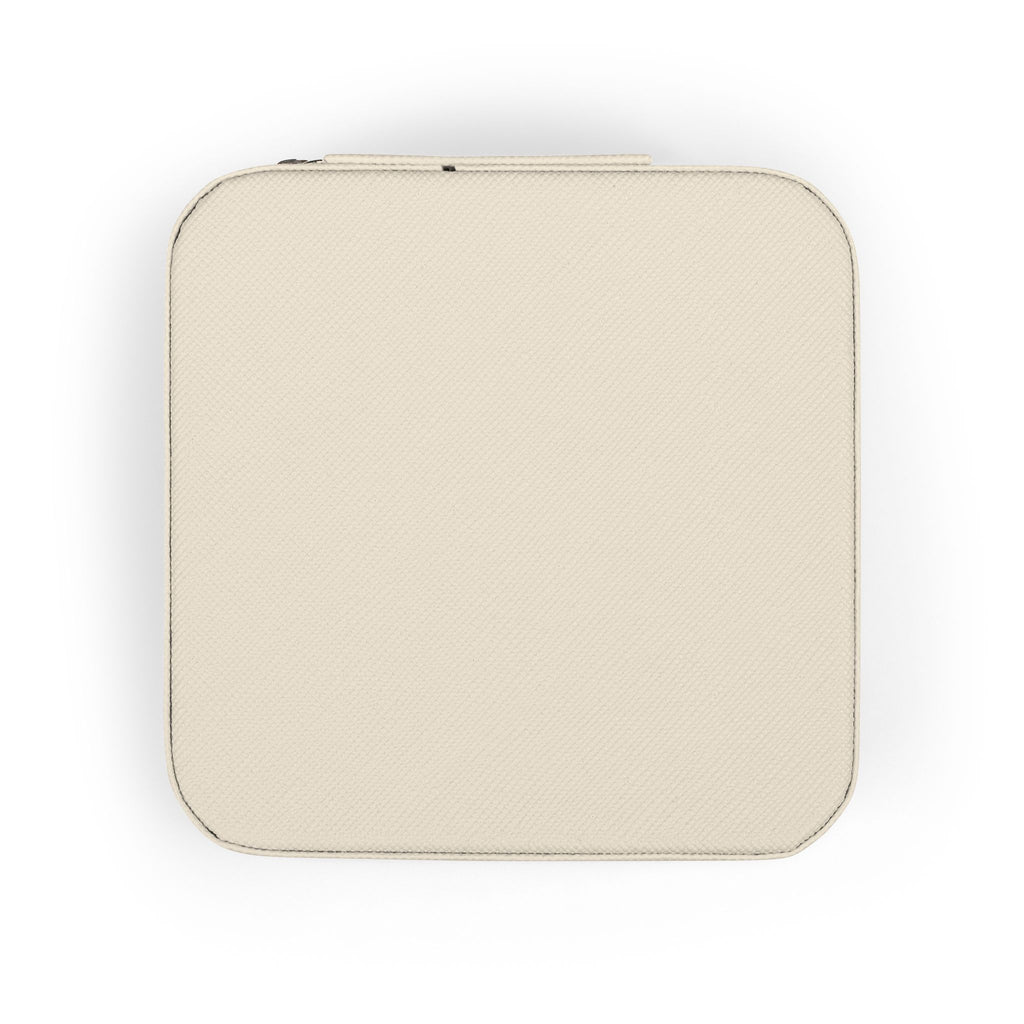 Salt & Starlight jewelry travel case in ivory, back view
