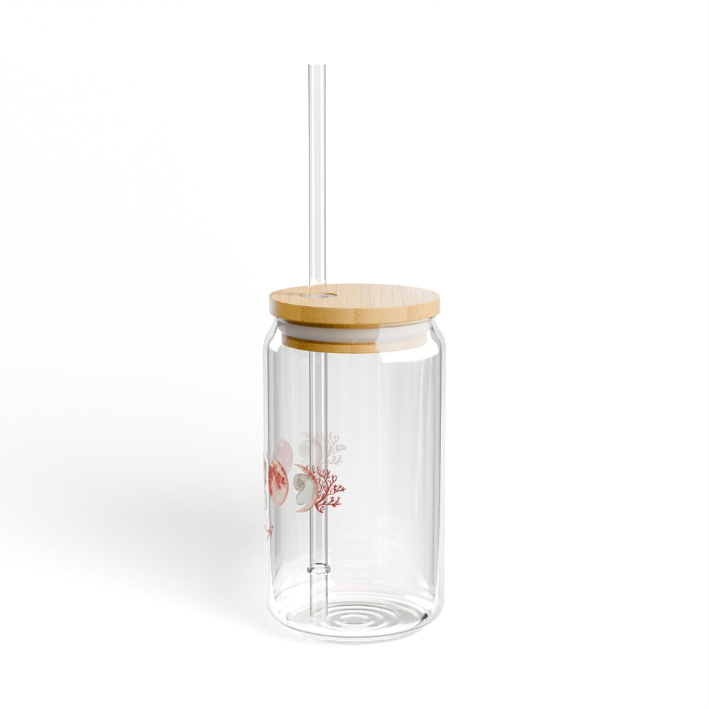 Salt & Starlight sipper glass, side view, alternate angle