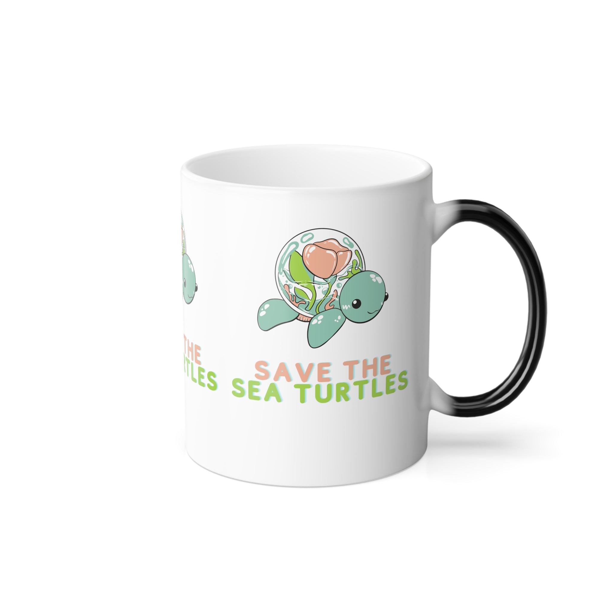 "Save the Sea Turtles" Color Changing Mug