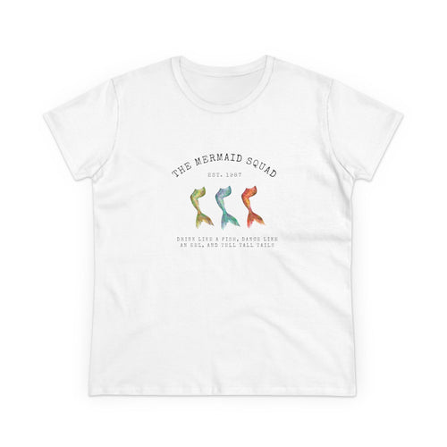 "The Mermaid Squad" Semi-Fitted Graphic Tee (2 colors)