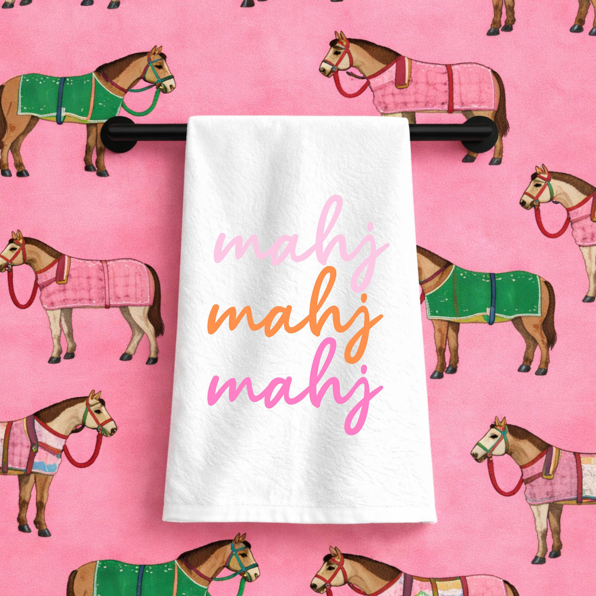 Mah Jong Hostess Towels