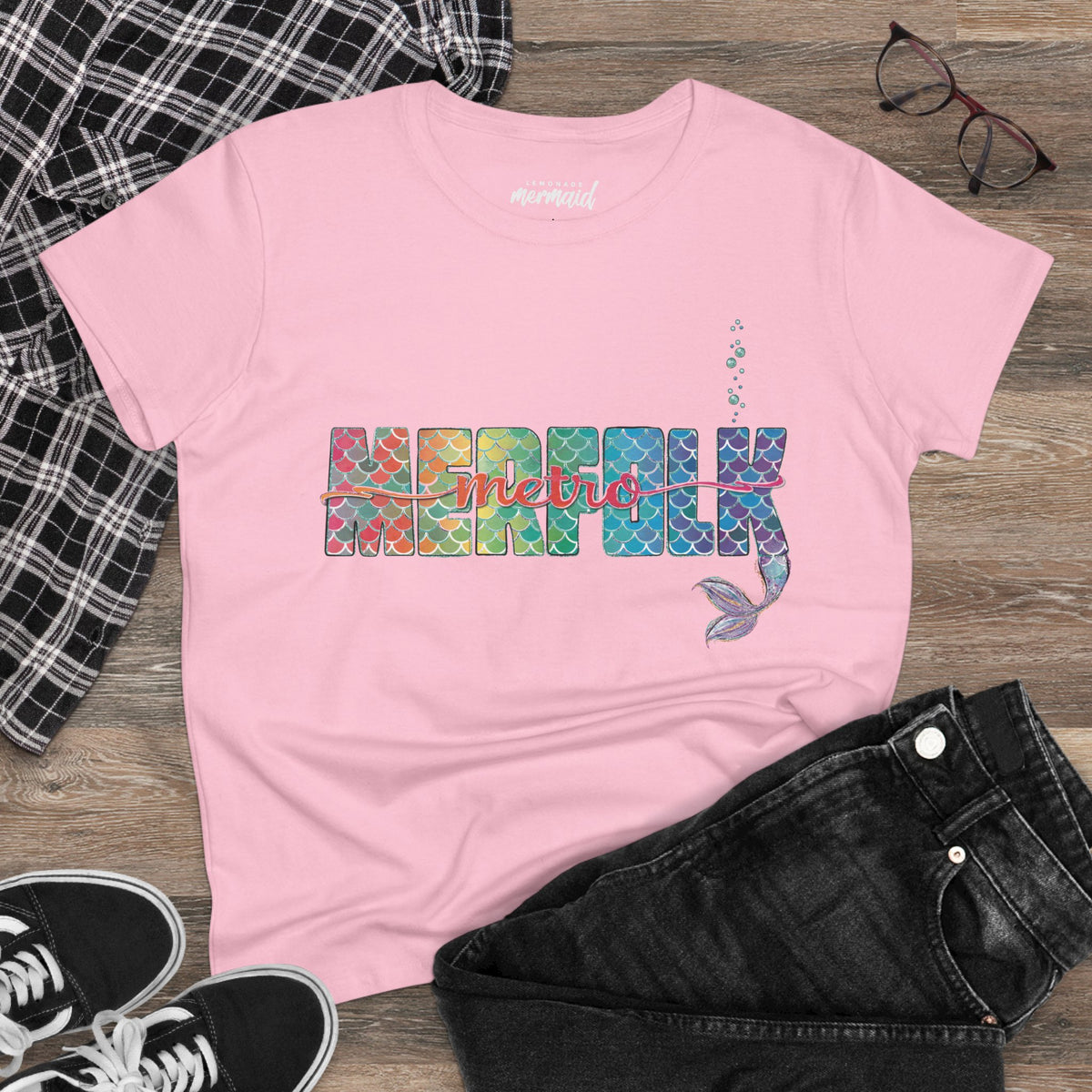 O-fish-al "Metro Merfolk" Semi-Fitted Graphic Tee (3 colors)