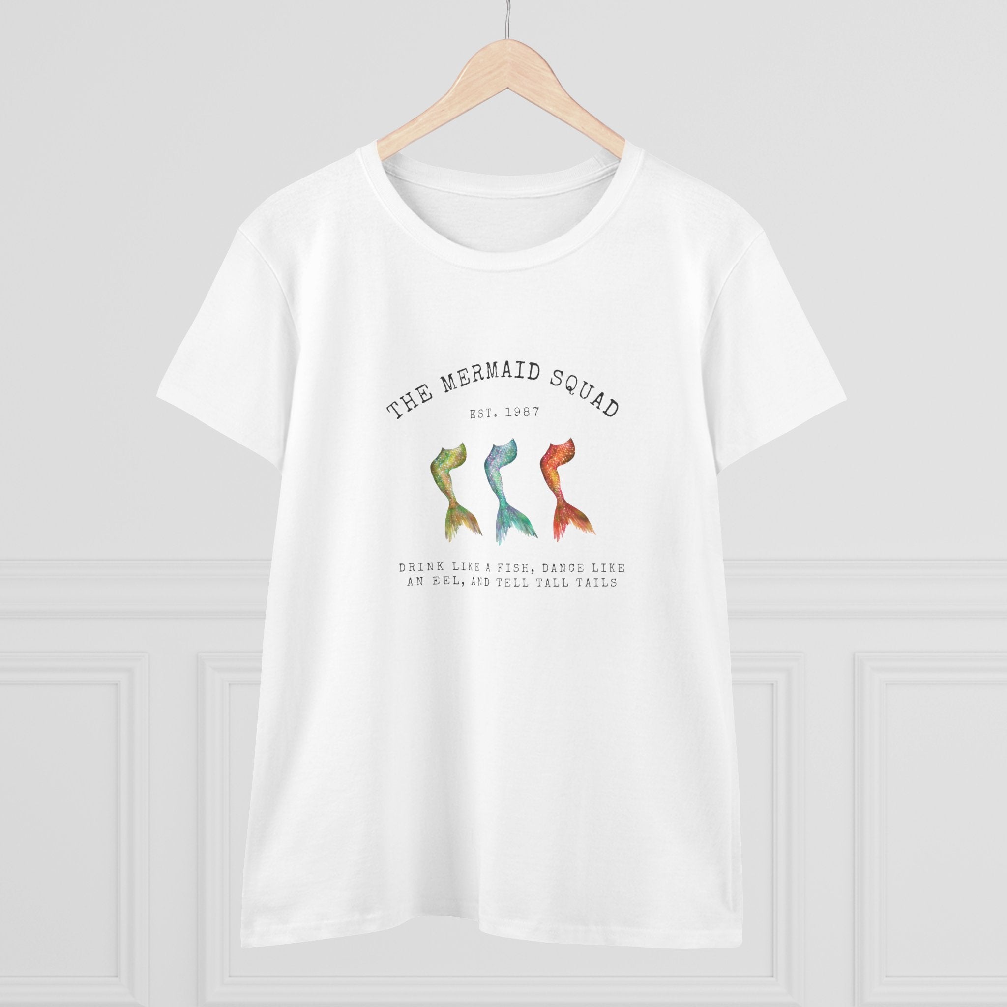 "The Mermaid Squad" Semi-Fitted Graphic Tee (2 colors)