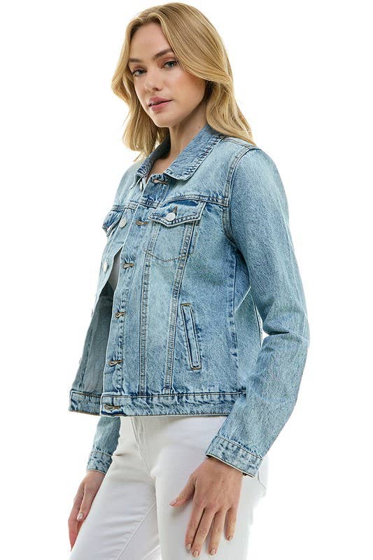 (New) Denim Jacket - Lemonade Mermaid