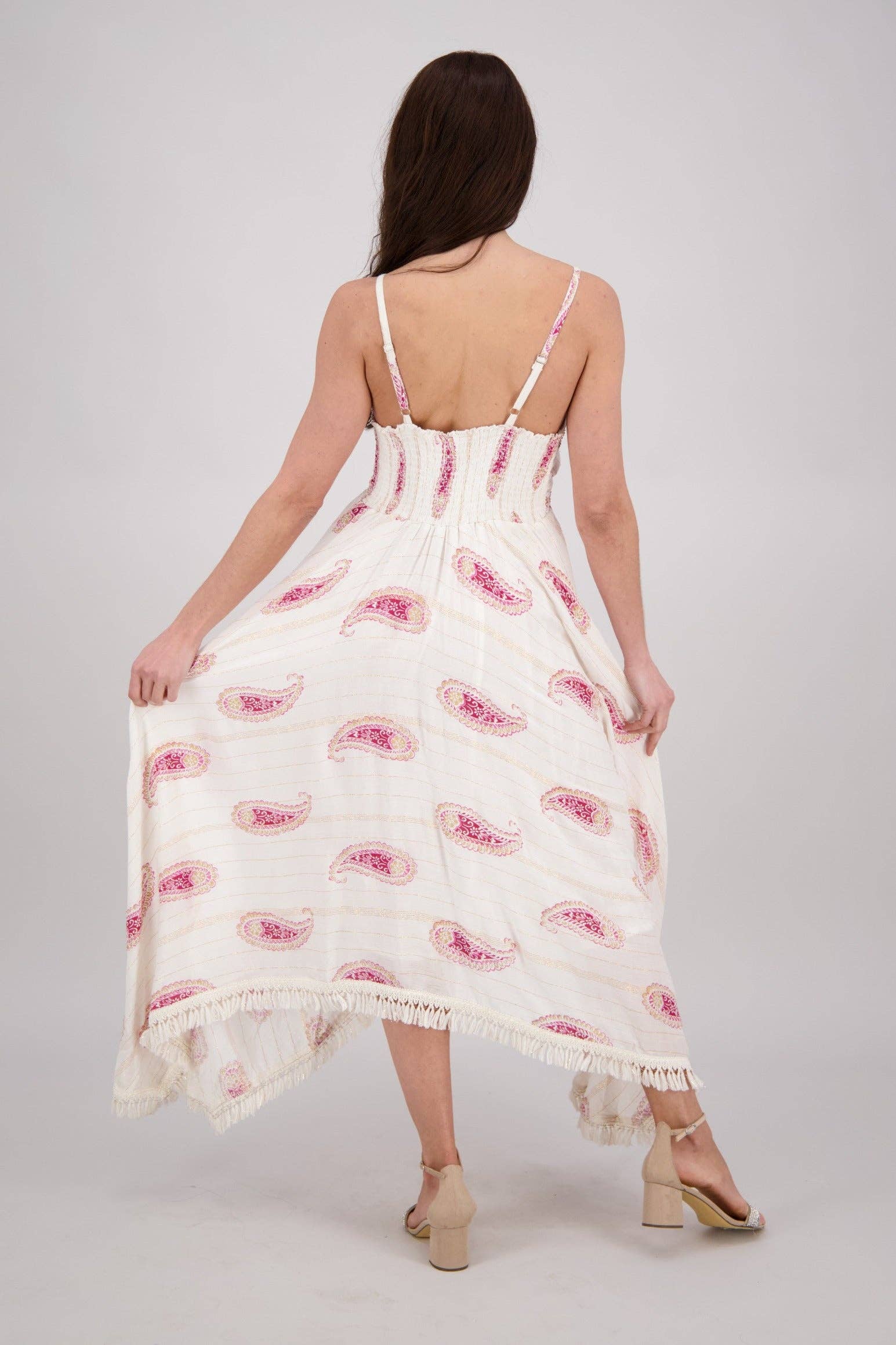 Paisley Flowy Maxi Dress - Lemonade Mermaid