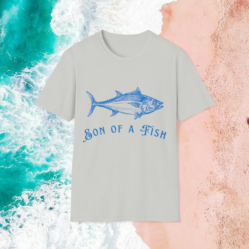 "Son of a Fish" Nautically Naughty Men’s Tee - Lemonade Mermaid