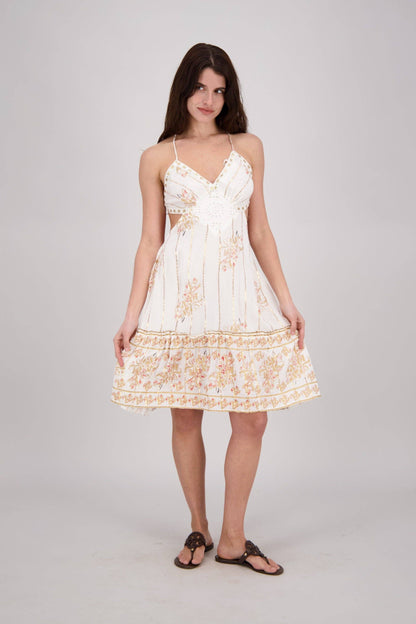 Strappy Boho Midi Dress
