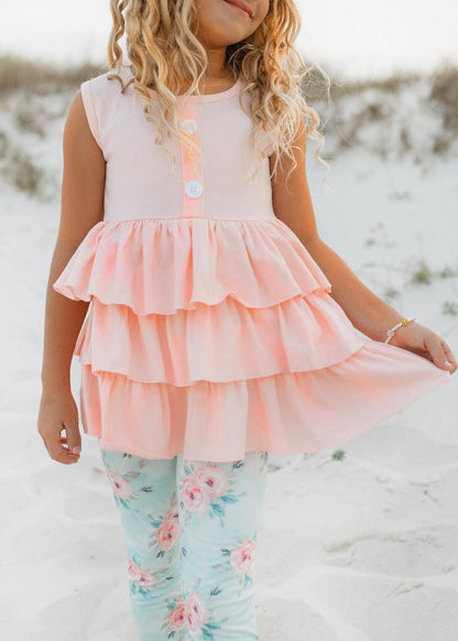 Girls' Tiered Ruffle Set
