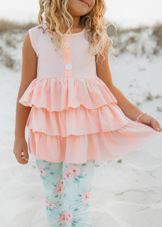 Girls' Tiered Ruffle Set