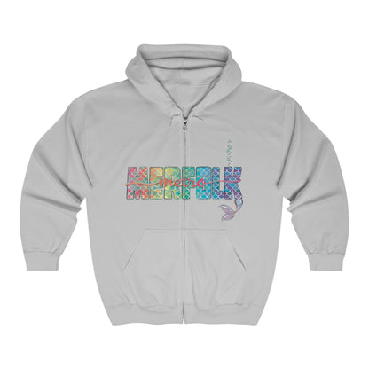 O-fish-al "Metro Merfolk" Unisex Zip Hoodie