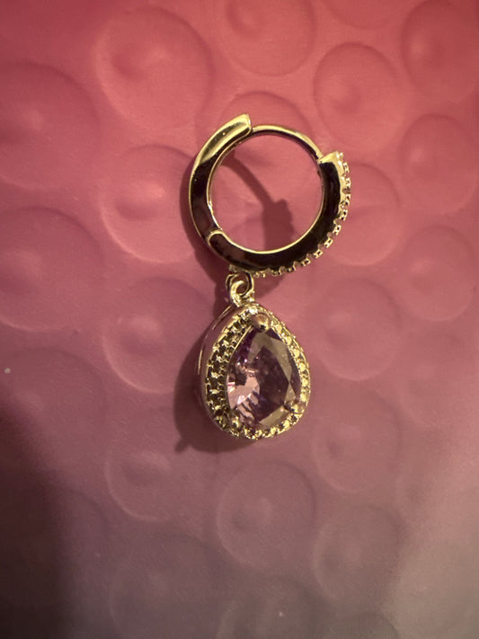 Amethyst Shimmer Earrings