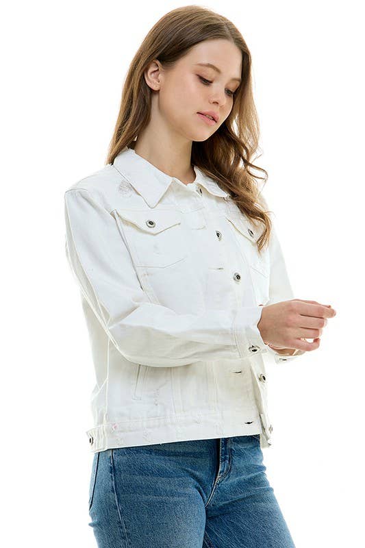 (New) Denim Jacket - Lemonade Mermaid