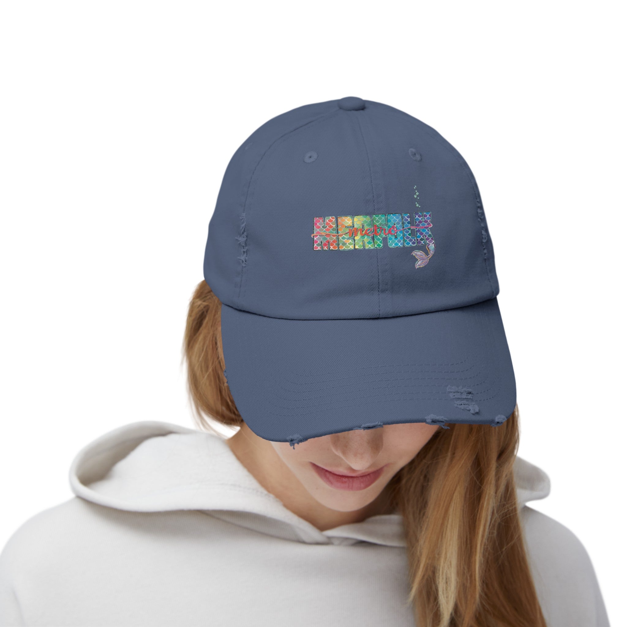 O-fish-al "Metro Merfolk" Distressed Cap