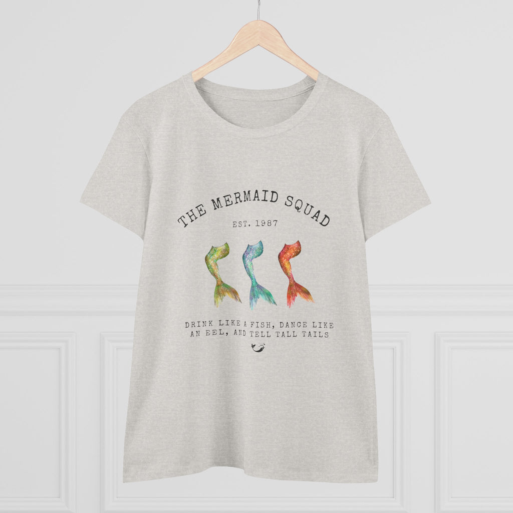 "The Mermaid Squad" Semi-Fitted Graphic Tee (2 colors)