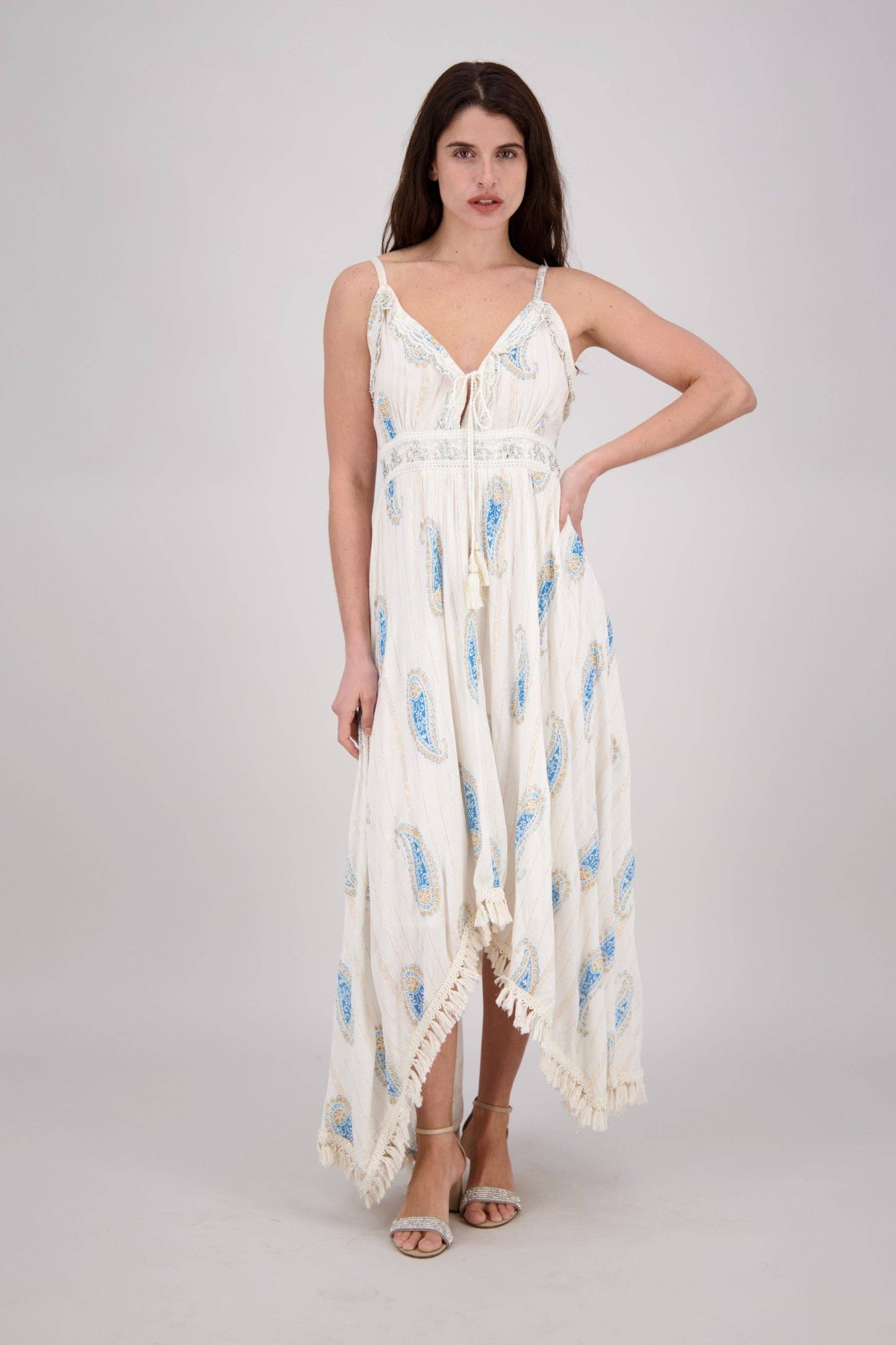 Paisley Flowy Maxi Dress
