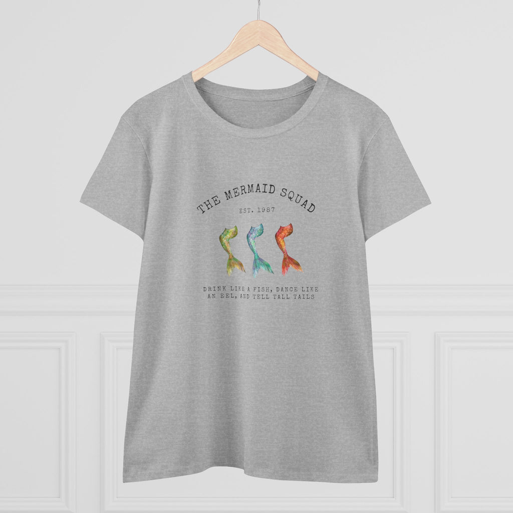 "The Mermaid Squad" Semi-Fitted Graphic Tee (2 colors)