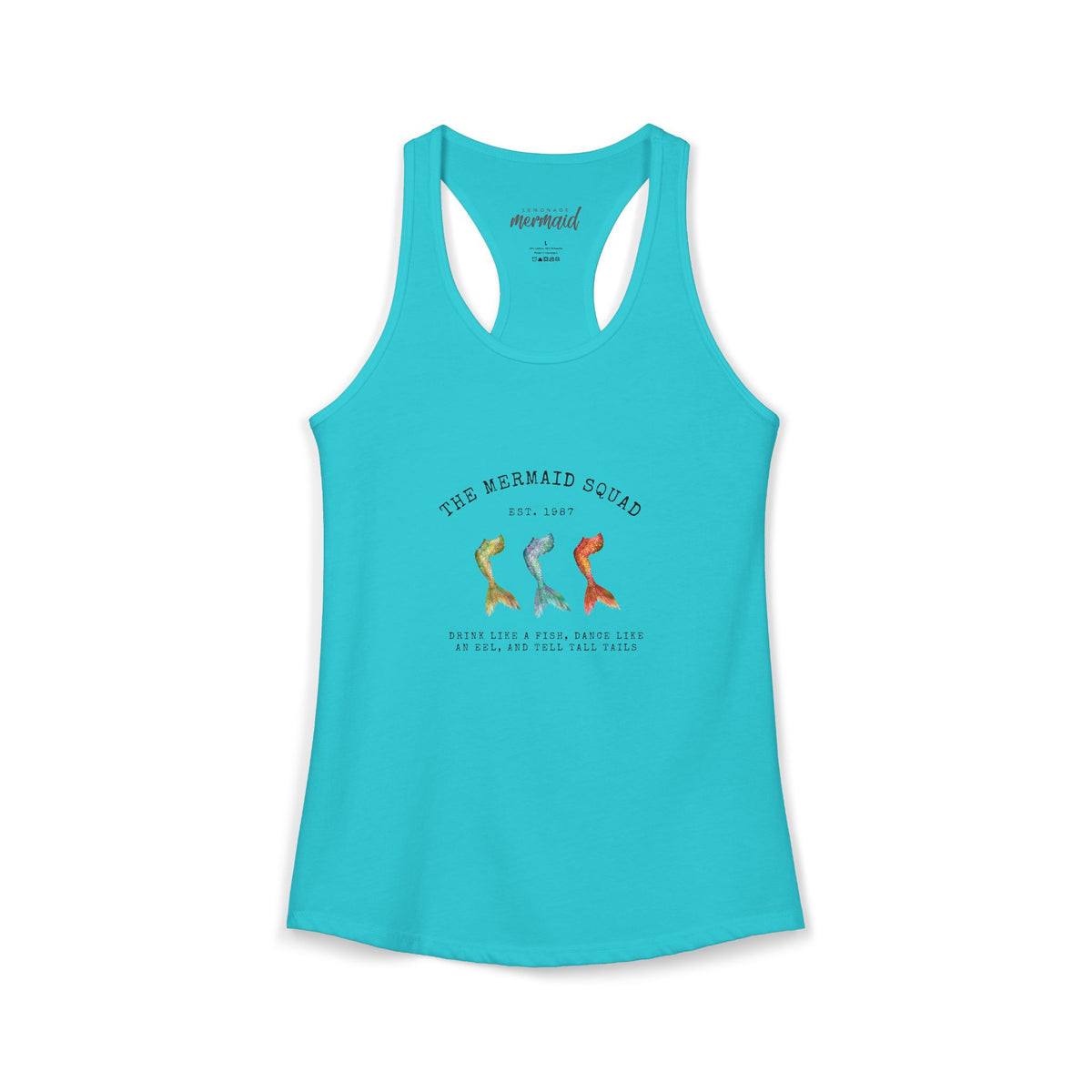 "The Mermaid Squad" - Women's Ideal Racerback Tank