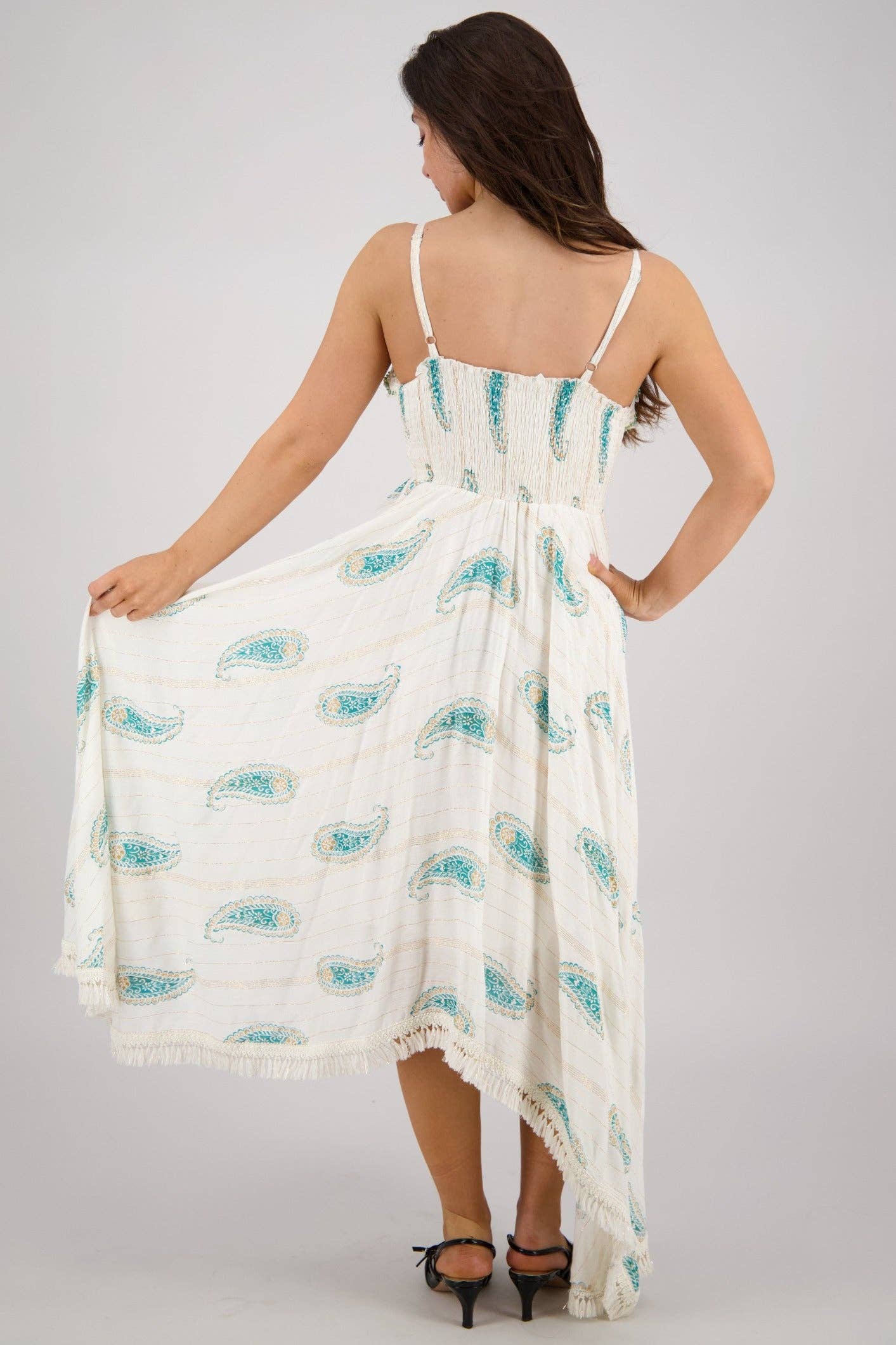 Paisley Flowy Maxi Dress