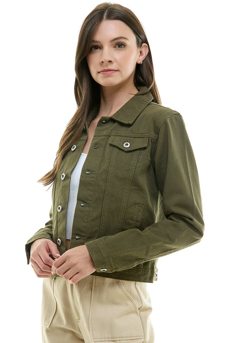 (New) Denim Jacket - Lemonade Mermaid