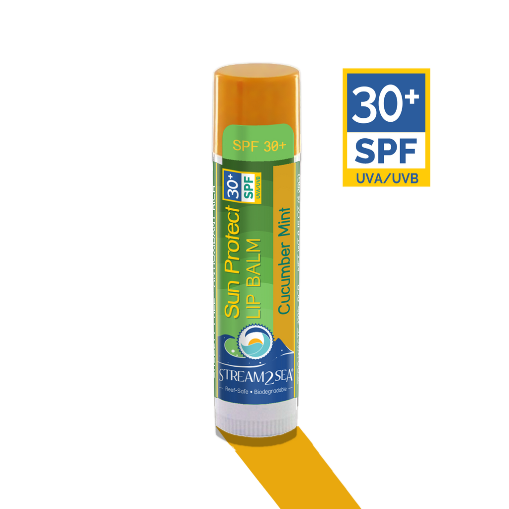 Cucumber Mint Sun Protect Lip Balm SPF 30 - Lemonade Mermaid