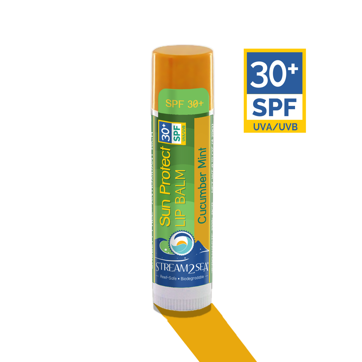 Cucumber Mint Sun Protect Lip Balm SPF 30 - Lemonade Mermaid