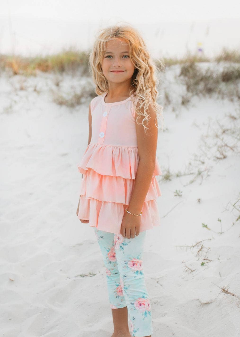 Girls' Tiered Ruffle Set