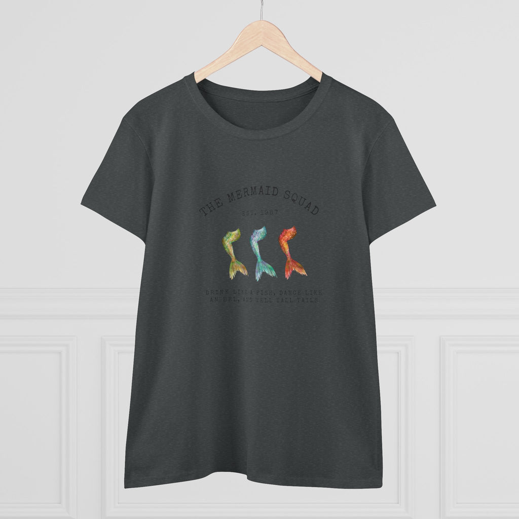 "The Mermaid Squad" Semi-Fitted Graphic Tee (2 colors)