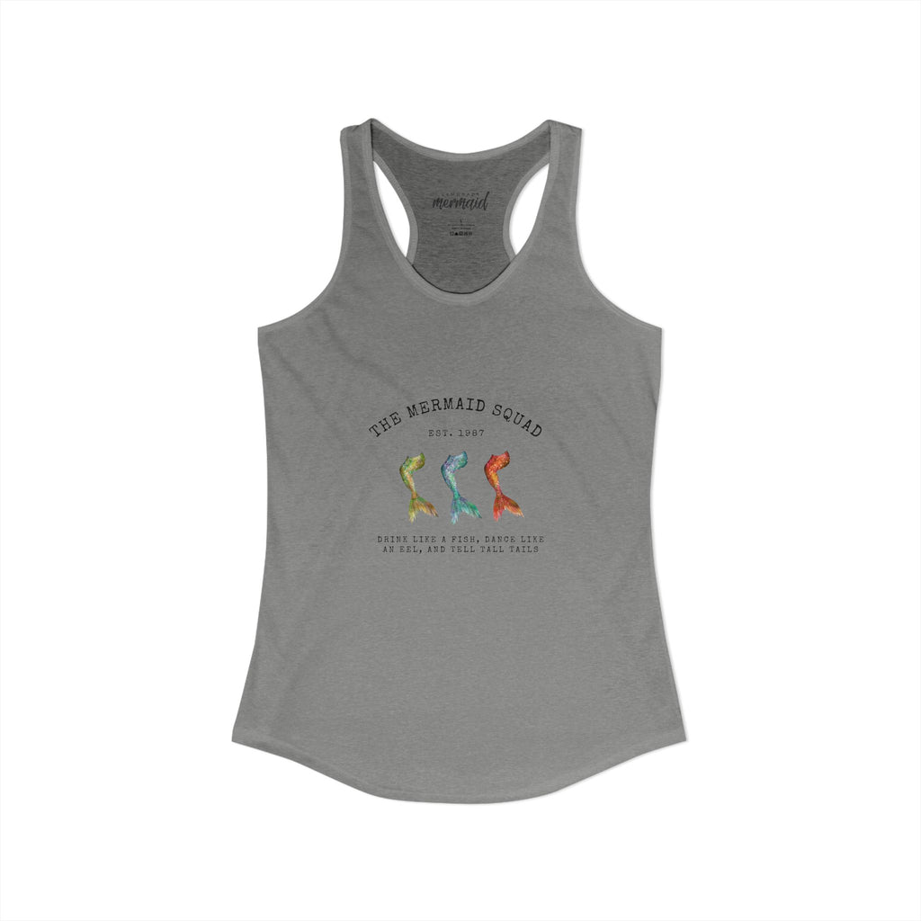 "The Mermaid Squad" - Women's Ideal Racerback Tank