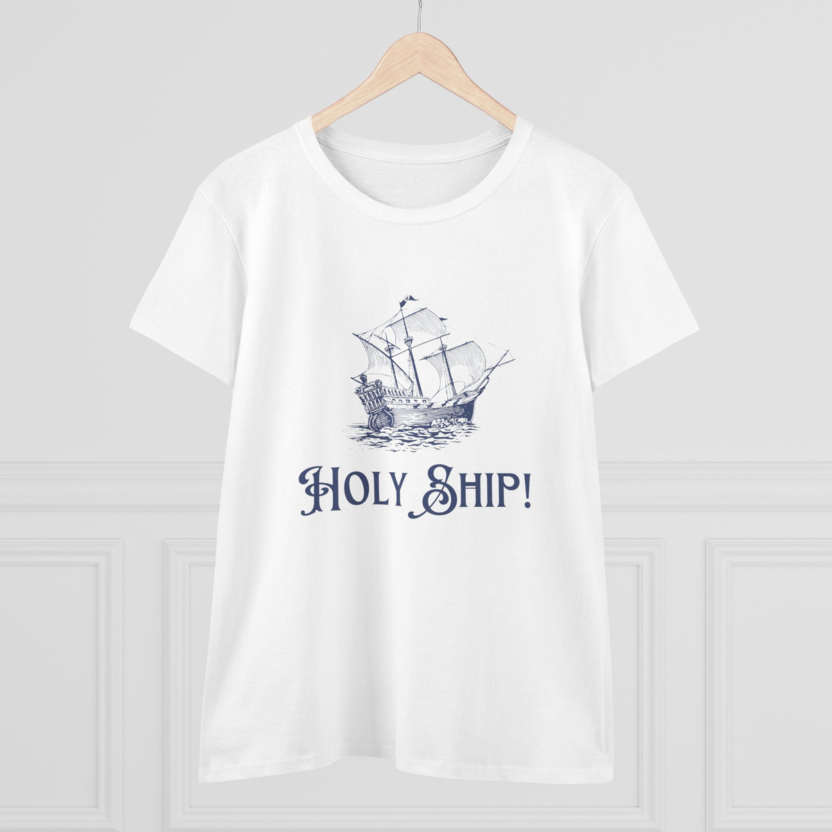 “Holy Ship!” Nautically Naughty Semi-Fitted Graphic Tee (3 colors)