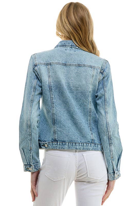 (New) Denim Jacket - Lemonade Mermaid