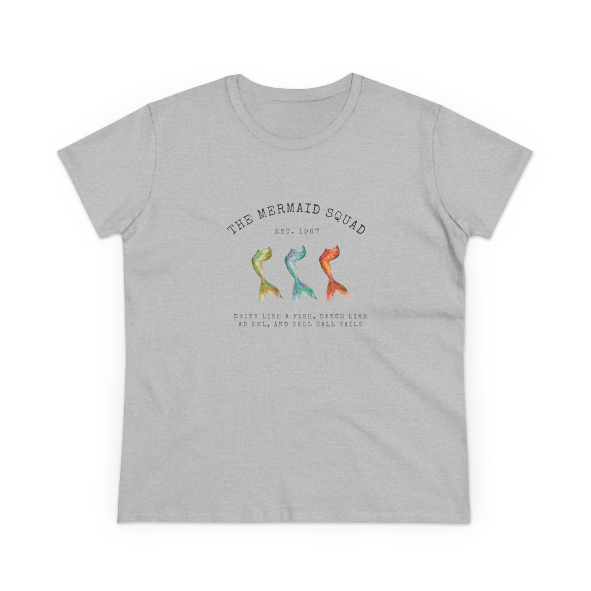 "The Mermaid Squad" Semi-Fitted Graphic Tee (2 colors)